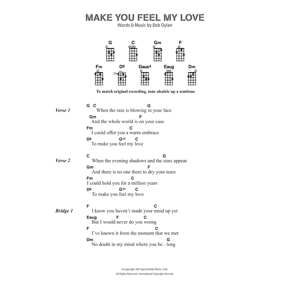 Make You Feel My Love